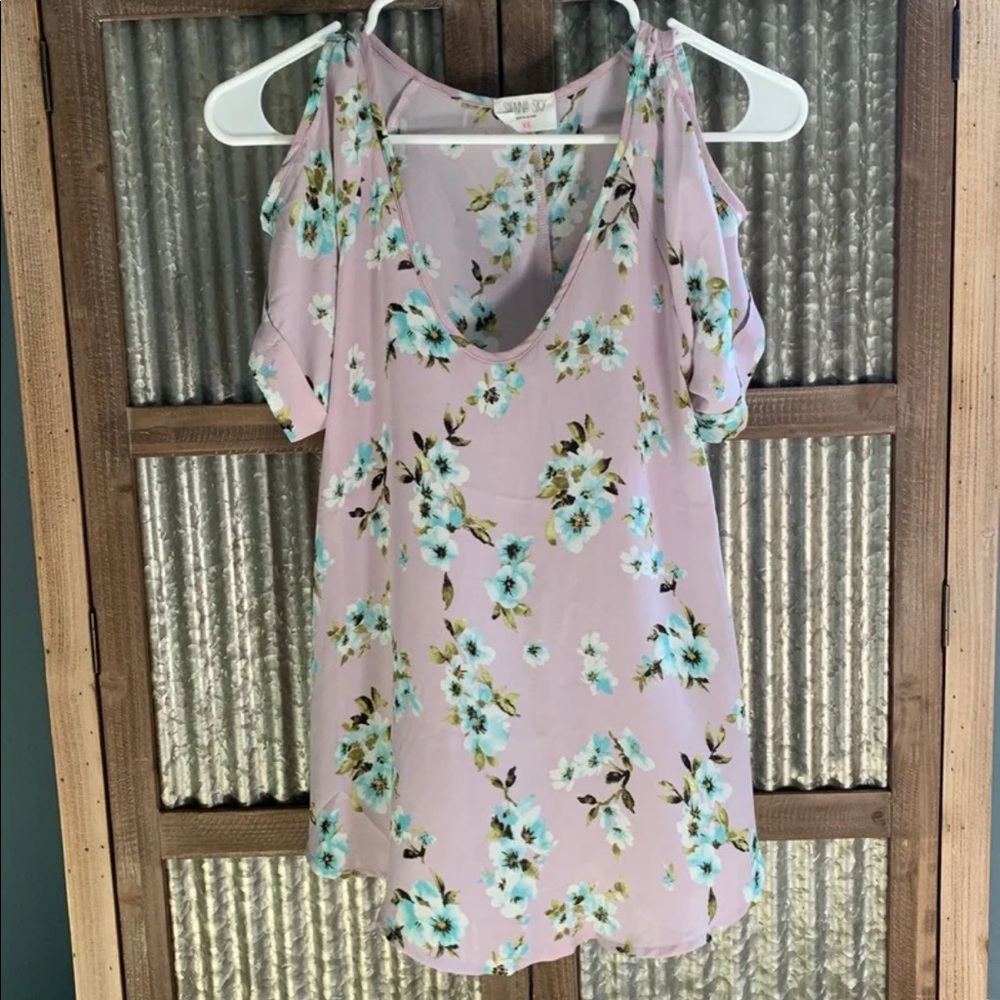 Floral Off the Shoulder Top